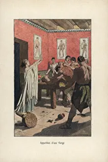 Felicien: Apparition of a virgin in a gladiators tavern in Rome