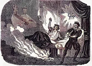 Awakened: Apparitions: king reproached by ghostly ancestors