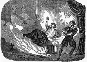 Awakened: Apparitions: king reproached by ghostly ancestors