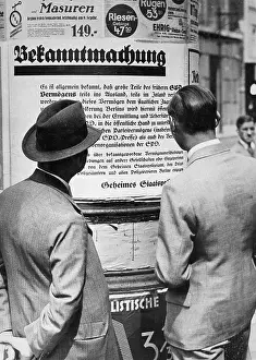 Detection: Appeal to the confiscation of SPD funds, 1933