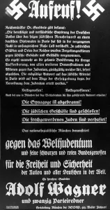 Kristallnacht: Appeal to the German population after the