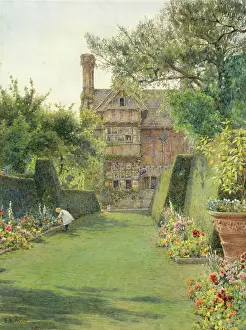 Lindfield: Under the Apple Trees ' girl in garden