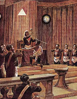 Ceremonially: APPRENTICE RECEIVED