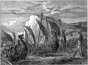 Danes: Approach of a Danish fleet