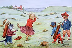 Terry Parker Collection (iln): The Approach by Louis Wain