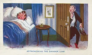 Tiptoe: Approaching the Danger Line - Man sneaks home late at night