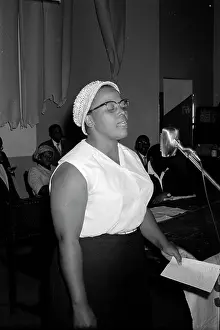 Kally: April 16 1961 - Florence Mkhize addressing a meeting