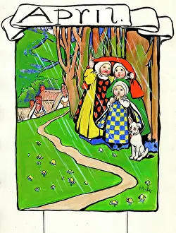 Raining: April, by Minnie Asprey
