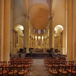 Cheviot: Apse, Basilique Notre Dame du Port, Clermont-Ferrand, France