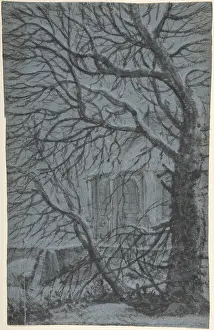 Antonie: Apse of a Church Seen Through the Snowy Branches