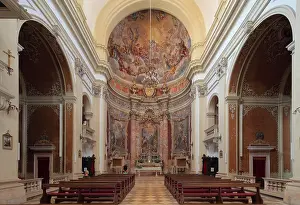Pozzo: Apse, St Ignatius Church, Old Town, Dubrovnik, Croatia