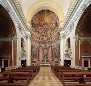 Pozzo: Apse, St Ignatius Church, Old Town, Dubrovnik, Croatia