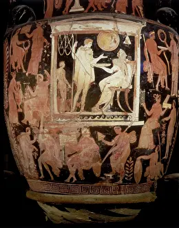 Apulian: Detail of the Apulian Amphora