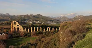 Watercourse: Aqueduct, Aspendos, Turkey