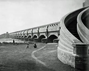 Ganges: Aqueduct on the Ganges Canal, India