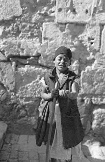 Arab boy begging, Jerusalem