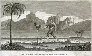 Davidson: An Arab exhibiting the Feats of a Goat