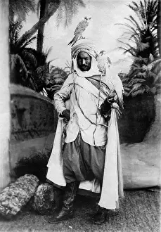 Falconry: Arab falconer