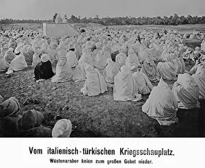 Arabs: Arab during prayer, 1910