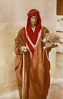 Hawking: Arab Sheikh with his Falcon, Kuwait