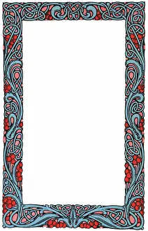 Amid: Arabesque-Berry Border