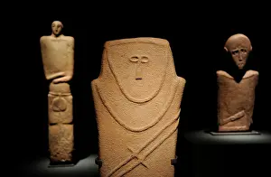 Stele: Arabic peninsula. Anthropomorphe Stele. IV millennum BC. Al-