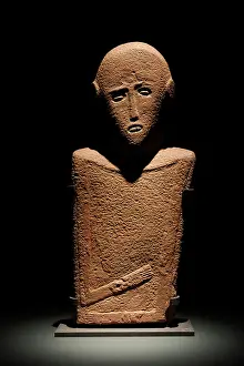 Stele: Arabic peninsula. Anthropomorphe Stele. Late 4th-early 3rd m