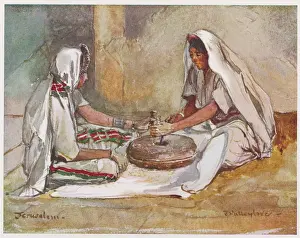 Cereals: ARABS GRINDING CORN 1901