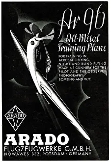 Arado: Arado AR96 All Metal Training Aircraft