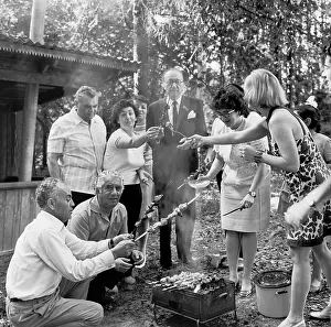 Welcomes: Aram Khachaturyan - L, second at dacha, 1972