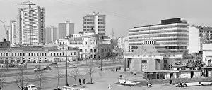 Granovsky: Arbatskaya Square in Moscow, 1968