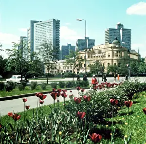 Prospect: Arbatskaya Square in Moscow, 1974