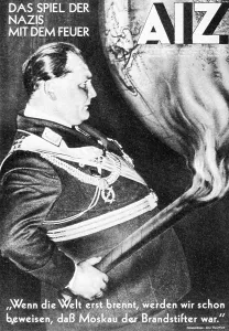 Illustrierte: Arbeiter Illustriete Newspaper with the reichtag fire as top