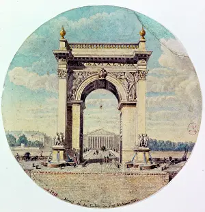 Viiith: Arc De Triomphe Plan in