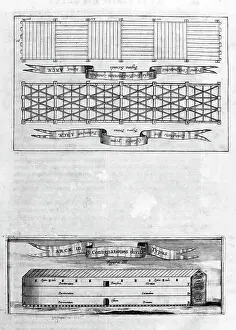 Itself: Arca Noe, (building the ark), by Athanasius Kircher
