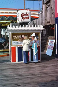 Wildwood: Arcade, amusement park, ticket booth, summer