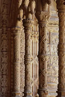 Arcade, Cloister, Jeronimos Monastery, Lisbon, Portugal