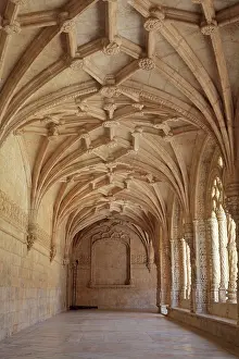 Castilho: Arcade, Cloister, Jeronimos Monastery, Lisbon, Portugal
