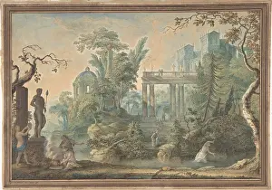 The Liszt Collection: Arcadian Landscape with several Figures and a