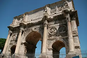Ivth: Arch of Constantine (Arco di Constantino). Triumpahl arch in