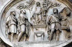 Milvian: Arch of Constantine. Rome. Italy