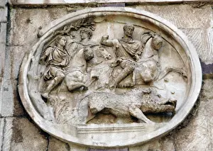 Milvian: Arch of Constantine. Rome. Italy