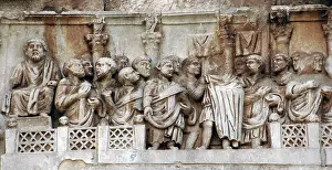 Milvian: Arch of Constantine. Rome. Italy