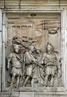 Milvian: Arch of Constantine. Rome. Italy
