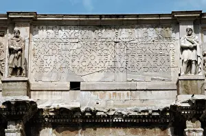 Milvian: Arch of Constantine. Rome. Italy