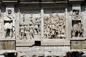 Milvian: Arch of Constantine. Rome. Italy