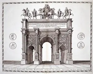 Alberts: Arch of Emperor Septimius Severus in Rome