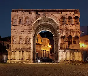 Floodlighting: Arch of Janus Quadrifrons (Arcus Constantini)