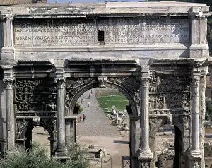 Severus: Arch of Septimius Severus. 203. ITALY. LAZIO