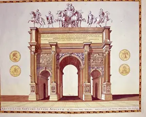Ditalie: Arch of Septimius Severus, Rome, Italy